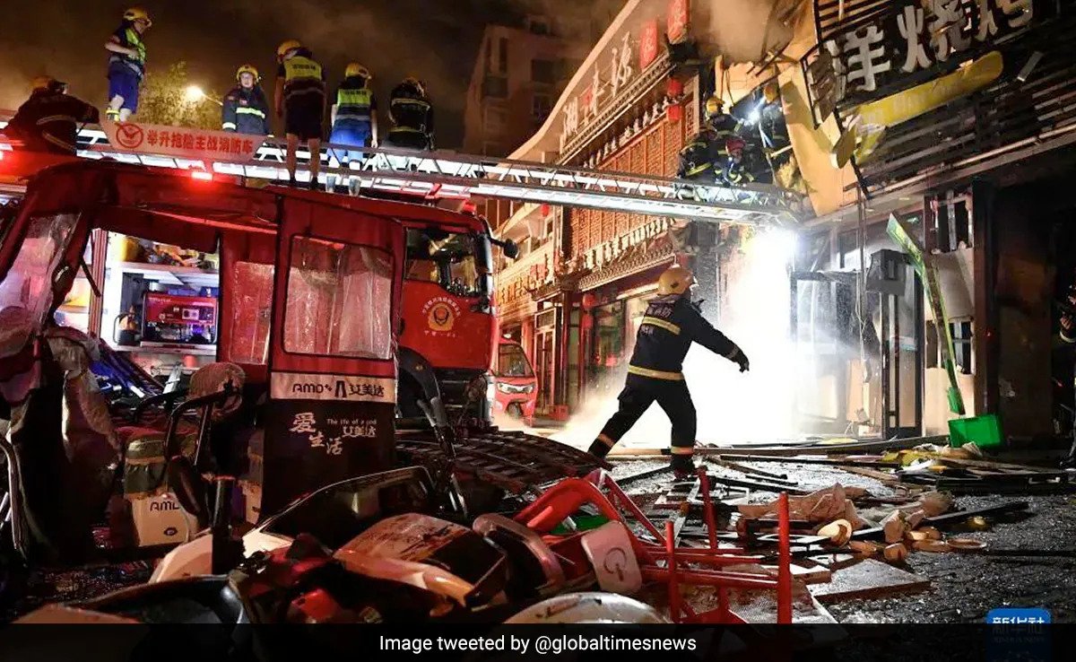 चीनको बारबीक्यु रेष्टुरेन्टमा विस्फोट हुँदा ३१ जनाको ज्यान गयो